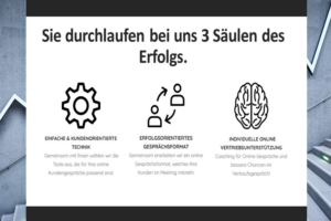 Sie durchlaufen bei uns drei Säulen des Erfolgs - Einfach mehr Kunden