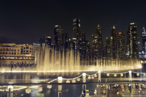 Fontänen Dubai Mall - Architektur Reise zur Expo mit den Experten